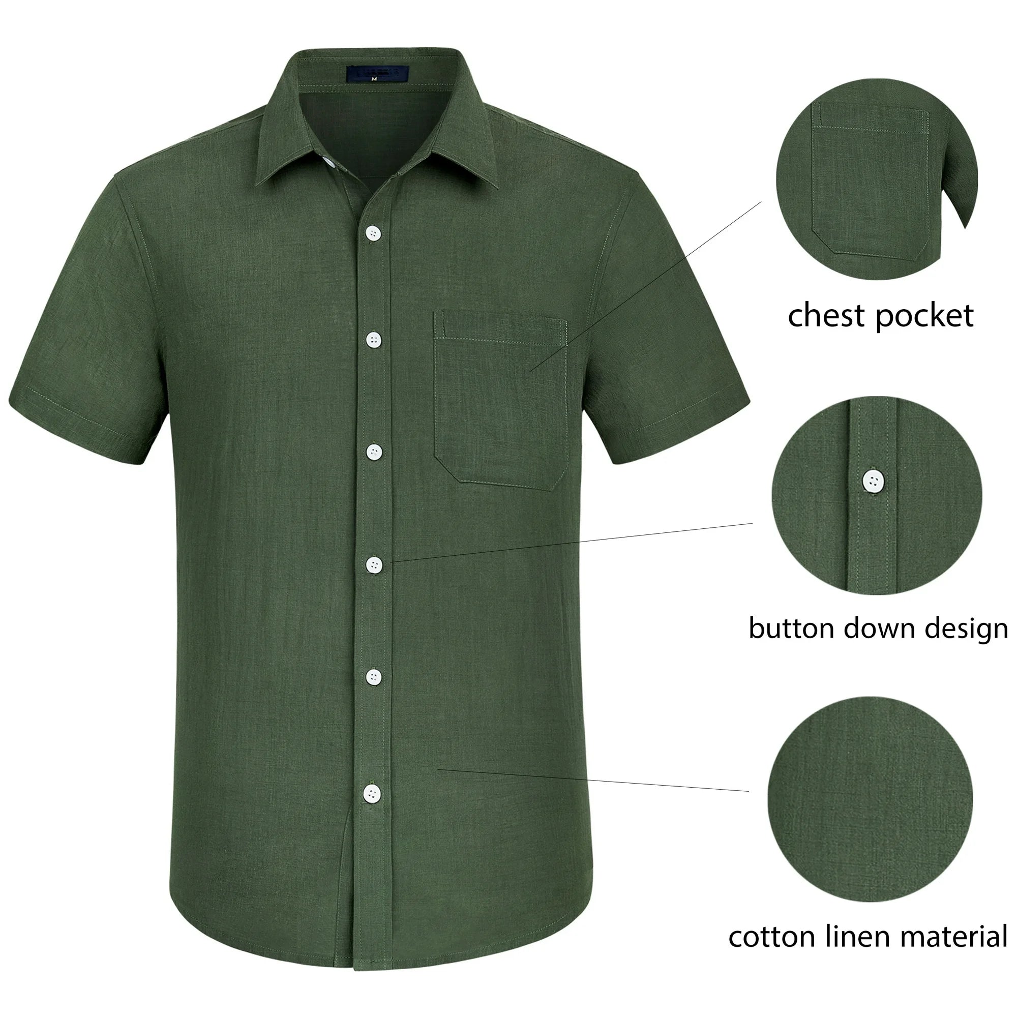 SSU CLOTHING ARTICLE #5608 GREEN SHIRT