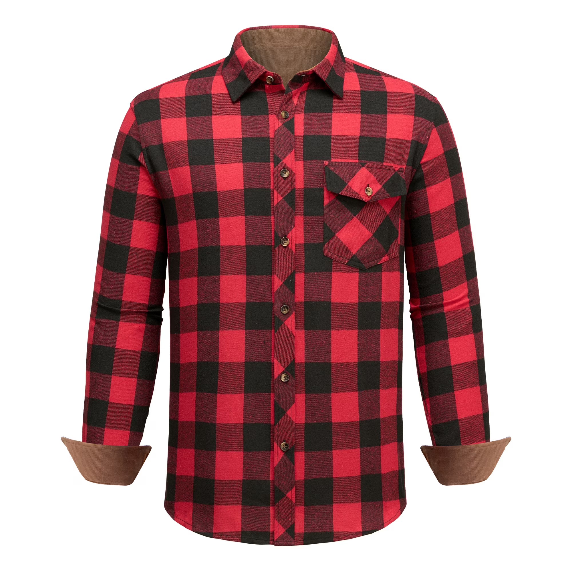 SSU CLOTHING ARTICLE #5634 SOLID RED FULL BUTTONS