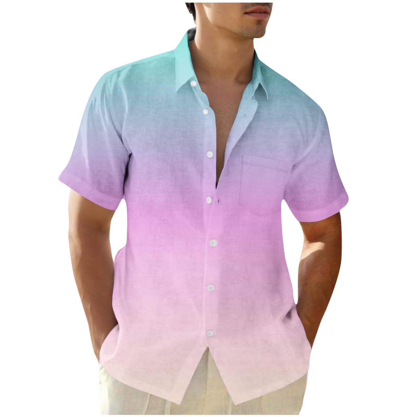 SSU CLOTHING ARTICLE #5603 BEACH PINK SHIRT