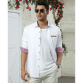 SSU CLOTHING ARTICLE #5637 WHITE FULL BUTTONS